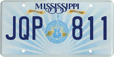 MS license plate JQP811