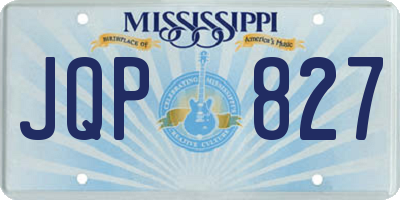 MS license plate JQP827