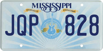 MS license plate JQP828