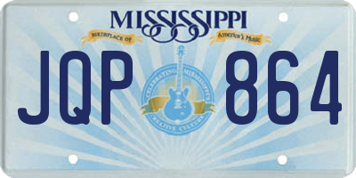MS license plate JQP864