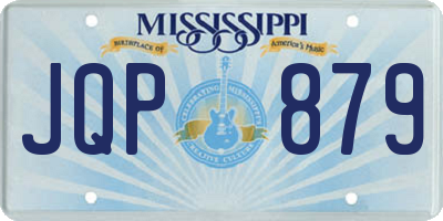 MS license plate JQP879