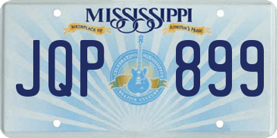 MS license plate JQP899