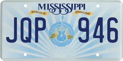 MS license plate JQP946