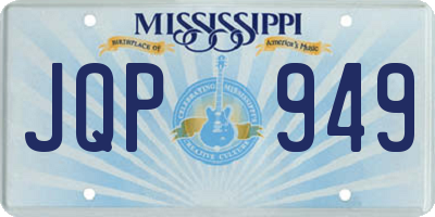 MS license plate JQP949