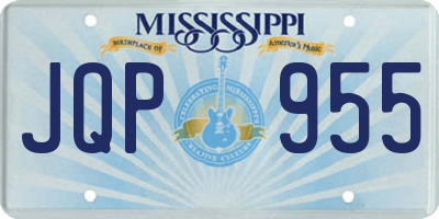 MS license plate JQP955