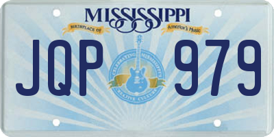 MS license plate JQP979