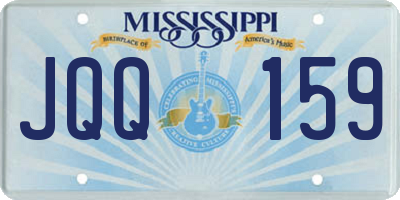 MS license plate JQQ159