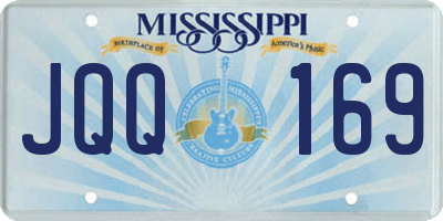 MS license plate JQQ169