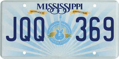 MS license plate JQQ369
