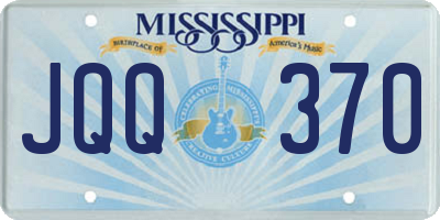 MS license plate JQQ370