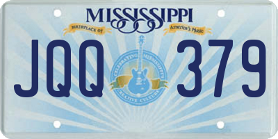 MS license plate JQQ379