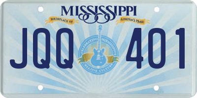 MS license plate JQQ401