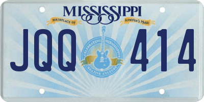 MS license plate JQQ414