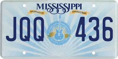 MS license plate JQQ436