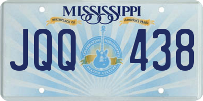 MS license plate JQQ438