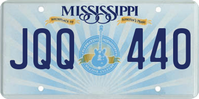 MS license plate JQQ440