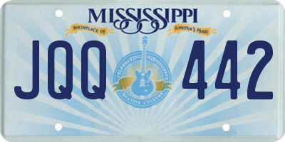MS license plate JQQ442