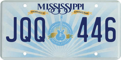 MS license plate JQQ446