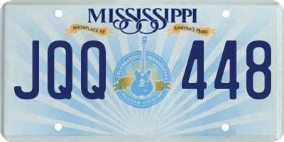 MS license plate JQQ448
