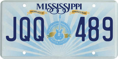 MS license plate JQQ489