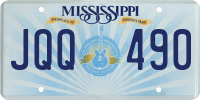 MS license plate JQQ490
