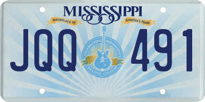 MS license plate JQQ491