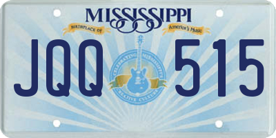 MS license plate JQQ515