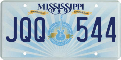 MS license plate JQQ544