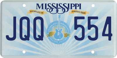 MS license plate JQQ554
