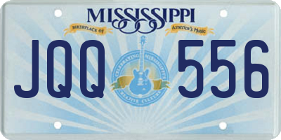 MS license plate JQQ556