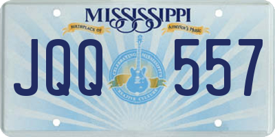 MS license plate JQQ557