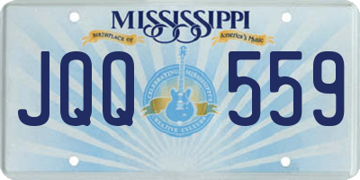 MS license plate JQQ559