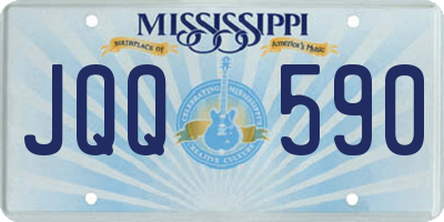 MS license plate JQQ590