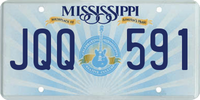 MS license plate JQQ591