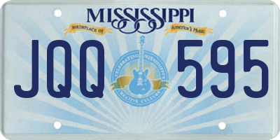 MS license plate JQQ595
