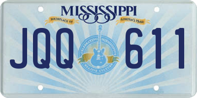 MS license plate JQQ611