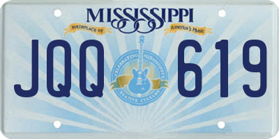 MS license plate JQQ619