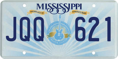 MS license plate JQQ621