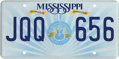 MS license plate JQQ656