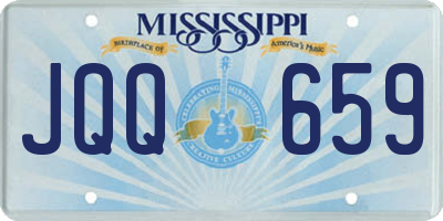 MS license plate JQQ659