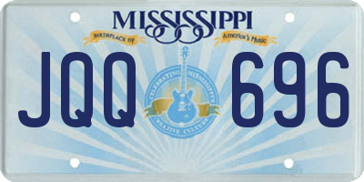 MS license plate JQQ696