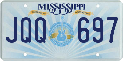 MS license plate JQQ697