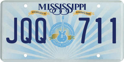 MS license plate JQQ711