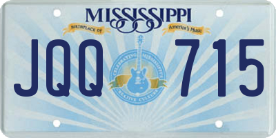 MS license plate JQQ715