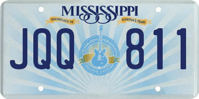 MS license plate JQQ811