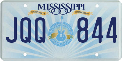 MS license plate JQQ844