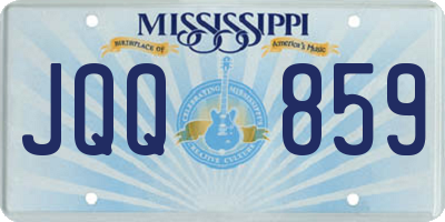 MS license plate JQQ859