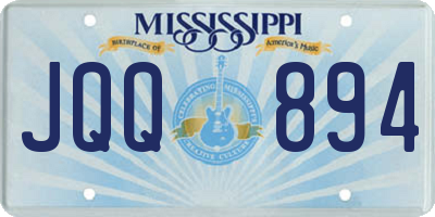 MS license plate JQQ894