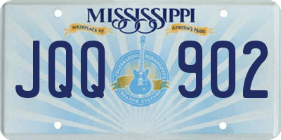 MS license plate JQQ902