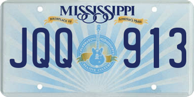 MS license plate JQQ913